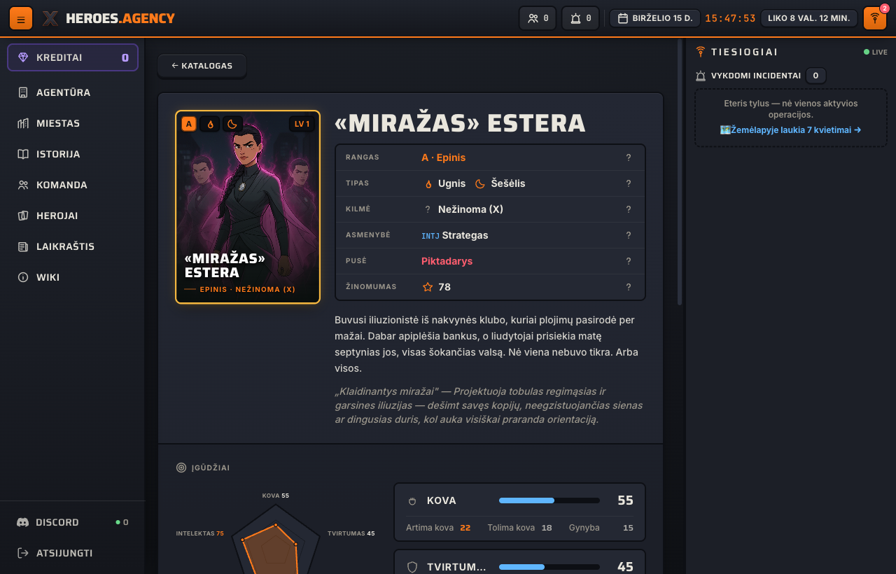 Herojaus byla ir statai